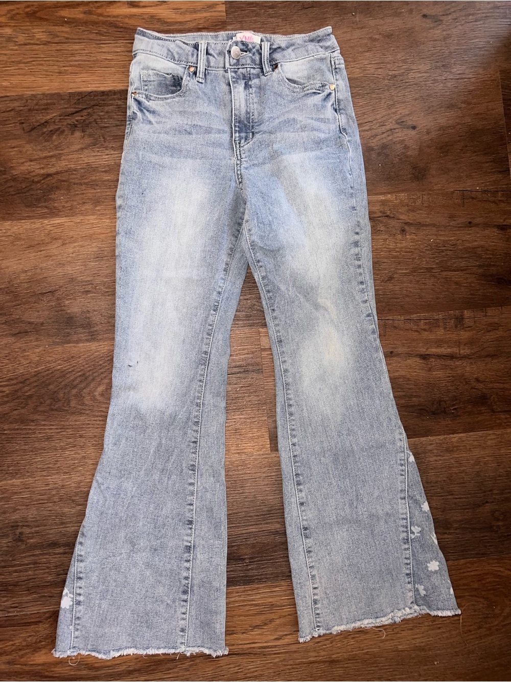 Light Wash Flared Jeans